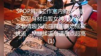 SPOP舞蹈工作室内购定制版，极品身材白皙女神【小奈】多套情趣装劲曲露逼露奶摇摆挑逗，M腿揉逼掰逼撸点超高 (1)