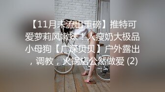 【11月未流出重磅】推特可爱萝莉风嫩妹！人瘦奶大极品小母狗【广深贝贝】户外露出，调教，火锅店公然做爱 (2)